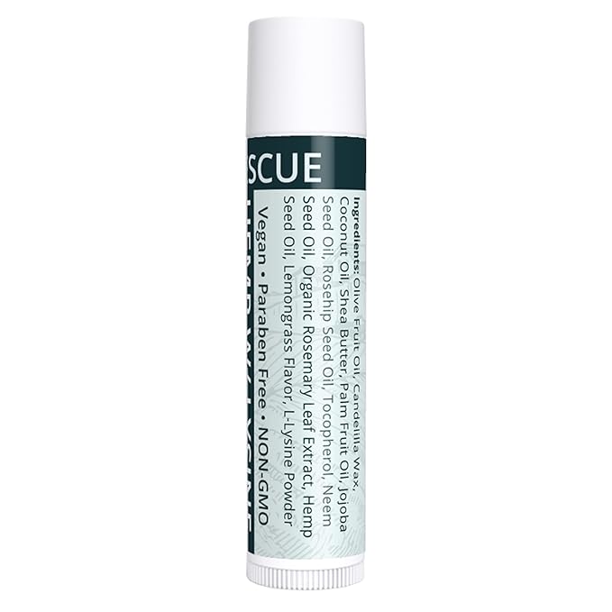 Hemp Lip Balm with L-Lysine-Heal, Moisturize, Protect (1)