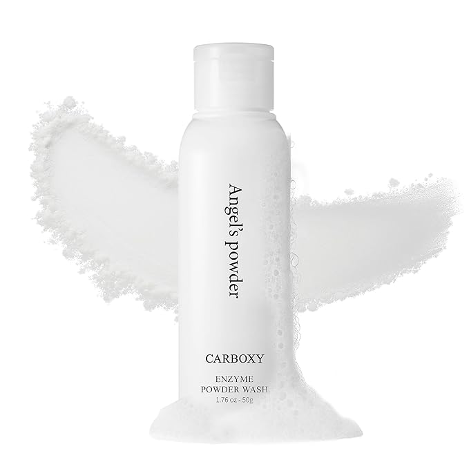 Angel’s Powder Enzyme Powder Cleanser for Face – Gentle Exfoliating Facial Wash for Sensitive Skin, Korean Skincare, pH 5.5, 1.76 oz