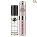 CA Perfume Duo Impression of Lipstick Rose For Women Perfume Layering Set Long Lasting Travel Size EDP + Body Oil Roll-On Bottle 0.27 Fl Oz+0.33 Fl Oz