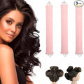 Heatless Hair Curler for Overnight Blowout Curls, No Heat Curl Rods to Sleep In, for Long and Medium Hair (Pink)