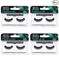 Ardell Natural False Eyelashes, 103 - Black, Soft & Lightweight, Comfortable Strip Lashes, 4 Pack