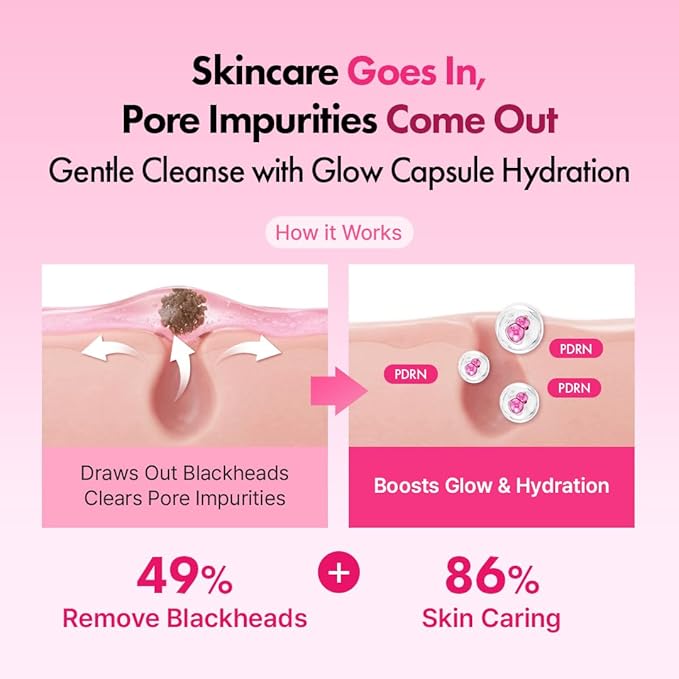 Hanskin PDRN Hyaluron Gel-to-Foam Prep Cleanser – 200,000ppm Vegan Pink Lotus PDRN Face Wash | Hydrating Low pH Cleanser for Glass Skin Glow, Smooth & Refined Skin | Korean Skincare 3.71 fl. oz.