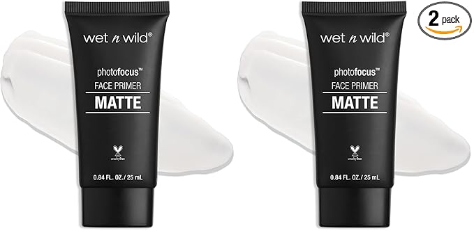 wet n wild Photo Focus Matte Face Primer - Partners in Prime,(Pack of 2)