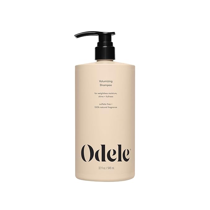 Odele Volumizing Sulfate-Free Shampoo, Adds Moisture, Shine, and Fullness for Straight or Wavy Hair Types, 32 Fl Oz
