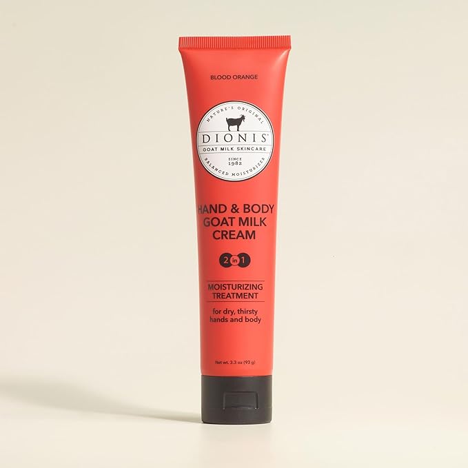 Dionis Goat Milk Hand & Body Cream Blood Orange 3.3oz (Pack of 1)