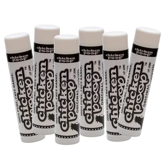 Chicken Poop® Original Lip Balm | Natural Moisturizing Lip Treatment with Beeswax & Essential Oils | Lavender Flavor | Funny Name, Serious Moisture | Petroleum‑Free, Paraben‑Free Lip Care (6)