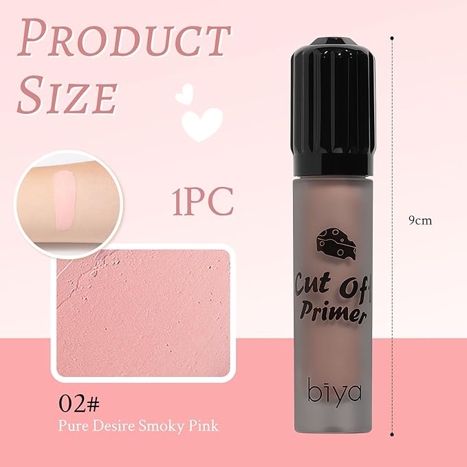 Liquid Eyeshadow, Long-Lasting Matte/Pearlescent eyeshadow, Cut Crease Eyeshadow Gel, High-Pigmented for Bold Eye Makeup, for day-to-night transitions (Smoky Pink, Matte)