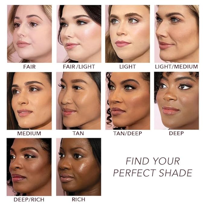 T.C.E. Super Coverage Serum Full Coverage Foundation Makeup for Mature Skin – Hydrating Formula w/Peptides – Full Coverage Makeup – Clean, Vegan, Cruelty-Free - 60 Day Supply - (Fair/Light)