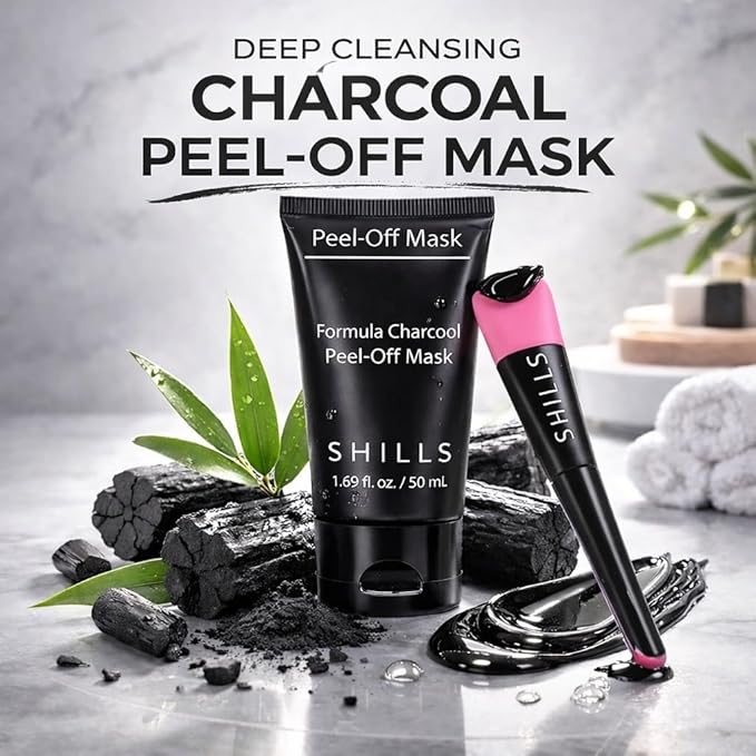 SHILLS Peel Off Mask With A Pink Brush