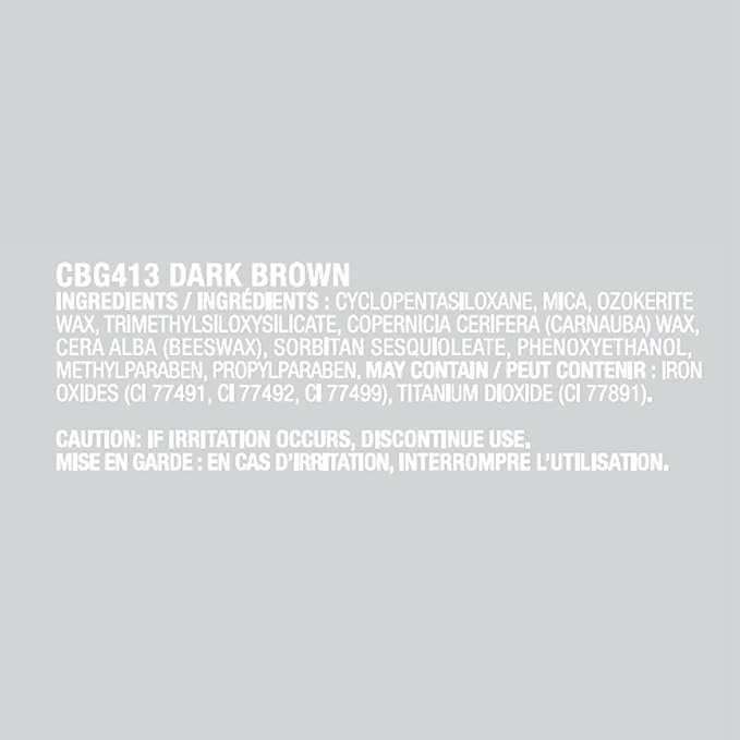 L.A. COLORS Browie Wowie Brow Tinted Gel, Dark Brown CBG413