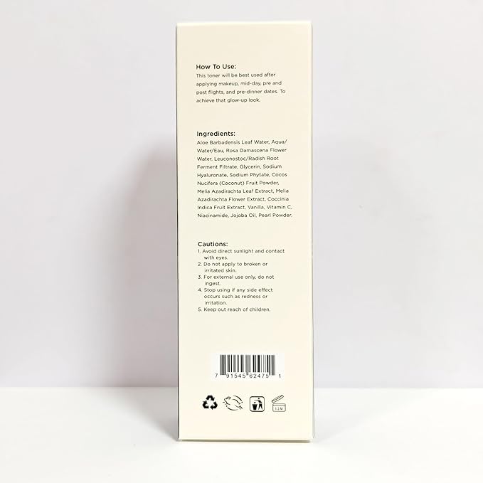 Dew Drop Hydrating Face Mist, 120ml/4oz, with Jojoba Oil and Pearl Powder.
