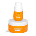 Bushbalm Ingrown Hair and Razor Bumps 2-Step Routine - Moisturize and Calm - Ingrown Hair Oil (30 ml) and Exfoliating Scrub (236 ml) - Vanilla Tangerine
