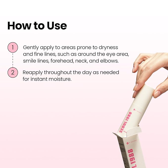 K-SECRET SEOUL 1988 Collagen Multi Balm – Formulated with 7-Type Collagen Complex and Plum | Multi-Area Balm Stick for Hydrated & Radiant Skin | Korean Skincare, 10.7g / 0.38 oz
