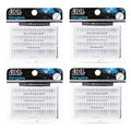 Ardell Regular Individual Lashes – DIY Lash Clusters, Knot-Free Natural Single Eyelash Clusters for Custom Lash Extension Look, 4 Pack
