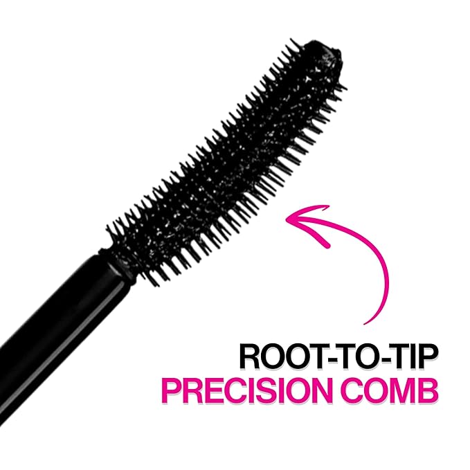 wet n wild Waterproof Mascara Mega Length Waterproof Mascara, Very Black, 0.21 Ounce (Pack of 2)