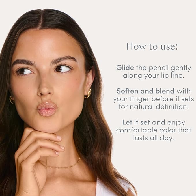Ravie Beauty Soft Definition™ Longwear Lip Liner – Smudge-Resistant, Waterproof Precision Pencil for Effortless Shaping – Vegan & Cruelty-Free All-Day Wear Lip Definition (Fig)