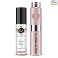 CA Perfume Duo Impression of La Vie Belle Florale For Women Perfume Layering Set Long Lasting Travel Size EDP + Body Oil Roll-On Bottle 0.27 Fl Oz+0.33 Fl Oz