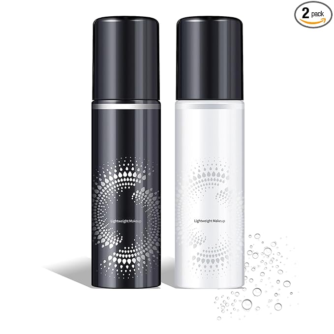2PCS Makeup Setting Spray Set, Face, Weightless, Long Lasting, Waterproof, Fixing, Smudge-proof, Hydrating & Refreshing, All Skin Types