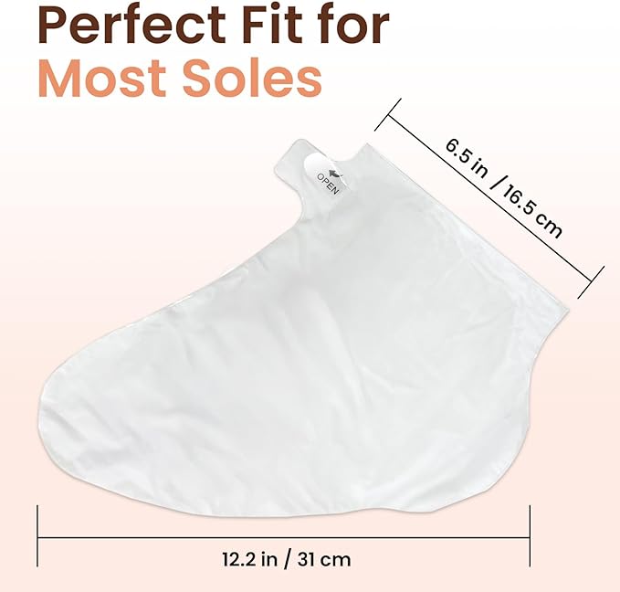 6 Pack Moisturizing Foot Mask for Dry Cracked Feet, Restoring & Hydrating Socks with Lavender, Shea Butter, Jojoba Oil & Vitamin E, Feet Mask for Women & Men Foot Care