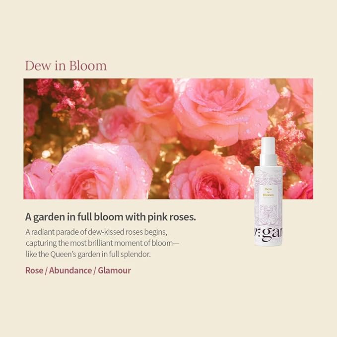 neargarden Perfume Body Mist, Daily Moisturizing for Dry, Rough, Sensitive Skin, Lightweight, Non-Greasy, Body Spray, Paraben, Silicone & Phthalate-Free (150ml / 5.07 fl.oz.) (Dew in Bloom)