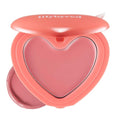 lilybyred Luv Beam Cheek Balm | Heart-Shaped Korean Cream Blush, Semi-Matte Finish, Long-Lasting, Blendable & Buildable, Soft Creamy Texture, Lightweight, Natural Flush, 0.12 oz. (03 Mood Rose)
