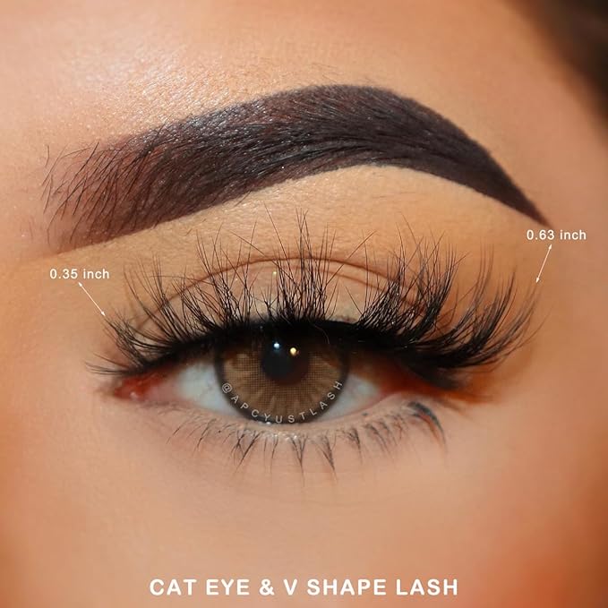 APCYUST Lashes Mink Bulk 30 Pair Wholesale Lashes 5D Fluffy Eyelashes Wholesale Faux Mink Eyelashes Natural Medium Length Fake Lash with Portable Pack (Fluttery 30 Pairs)