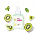 CHUCHU Vegan Cuticle Oil for Nail: Kiwi Scent Natural Vitamin B & E Nail Oil - Hydrates Moisturizes Repairs for Nails Damage Dry Cuticle 0.51 Fl Oz