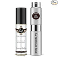 CA Perfume Duo Impression of Bois Rouge For Women And Men Perfume Layering Set Long Lasting Travel Size EDP + Body Oil Roll-On Bottle 0.27 Fl Oz+0.33 Fl Oz