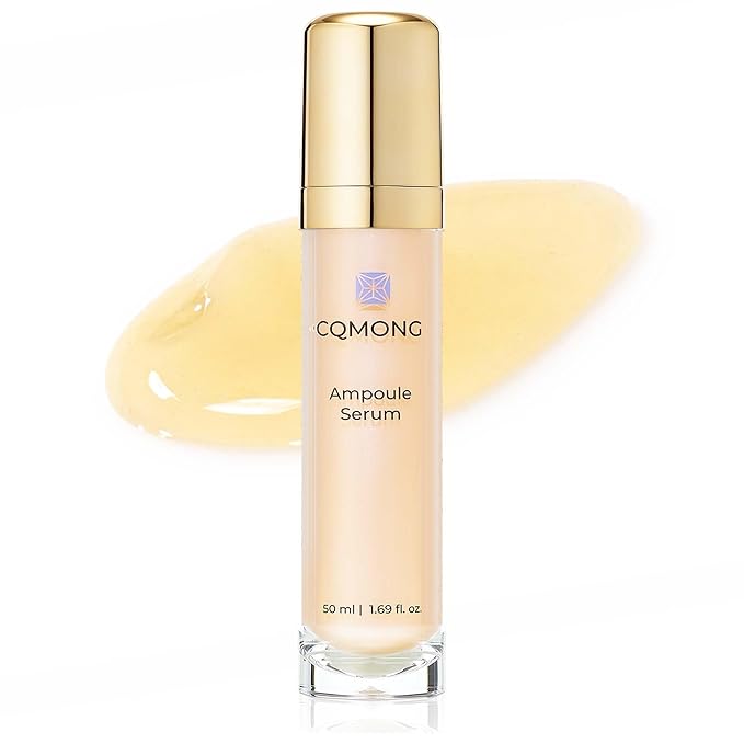 Ampoule Facial Serum 1.69 fl oz for Glowy Skin, Hydrating, Wrinkles, Dark spot, Fleckles & Blemish/Hyaluronic Acid, Vitamin C, Collagen, Peptide, Niacinamide/Natural Herb Scent/Korean
