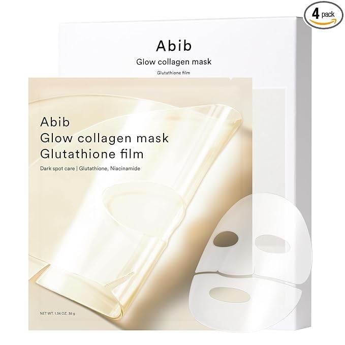 Abib Glow Collagen Mask Glutathione Film 4 Sheets