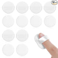 12 PACK Mini Powder Puff, Microfiber Powder Puff Small Powders Pact Makeup Sponges 1.5 Inches Powders Puffs Makeup Sponges Finger-Sized Make up Puffs for Women Beauty Sponge