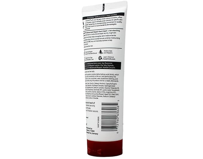 Eucerin Intensive Repair Foot Creme 3 Oz (Pack of 2)