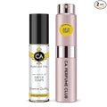 CA Perfume Duo Impression of Air of Temps For Women Perfume Layering Set Long Lasting Travel Size EDP + Body Oil Roll-On Bottle 0.27 Fl Oz+0.33 Fl Oz