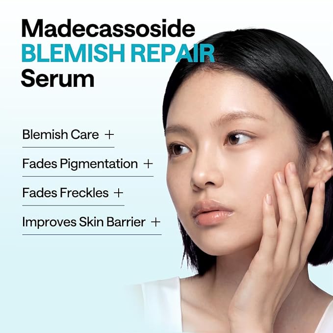 Mediheal Madecassoside Repair Serum 1.35 fl.oz - Blemish Care, Fades Pigmentation and Freckles & Skin Soothing & Hydration - with Centella Asiatica, Niacinamide