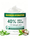 40% Urea Cream for Feet Maximum Strength, Foot Cream for Dry Cracked Heels, Callus Remover with 2% Salicylic Acid, Moisturizer for Hands Elbows Knees Rough Skin