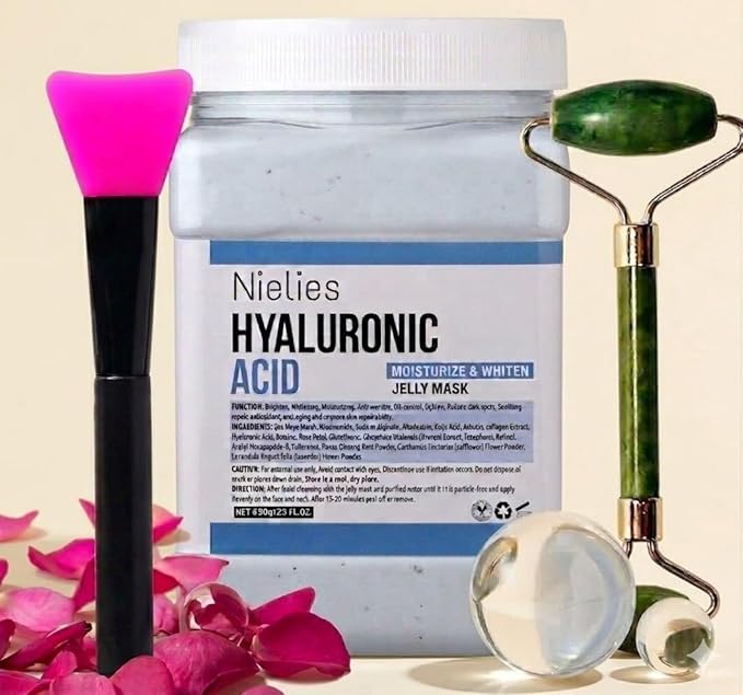 Hydro Jelly Masks for Facials, Jelly Mask Powder, Esthemax Hydro Jelly Mask, Moisturizing& Hydrating 23 Fl Oz (Hyaluronic Acid 2)