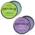 Pumice Valley Foot Balm Cream for Dry Cracked Heels and Feet - Natural Foot Moisturizer Balm for Calluses and Dry Feet Treatment (2 Pack Mix Lavender Rosemary)