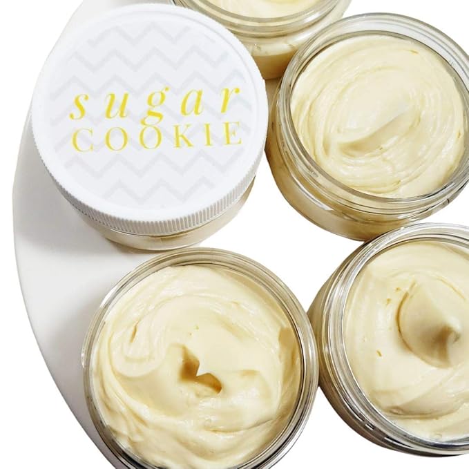 Sunbasil Soap Sugar Cookie Whipped Body Butter Lotion Stocking Christmas Stuffers Handmade Gift for Her