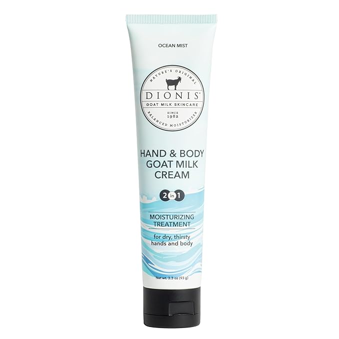 Dionis Goat Milk Hand & Body Cream Ocean Mist 3.3oz (Pack of 1)