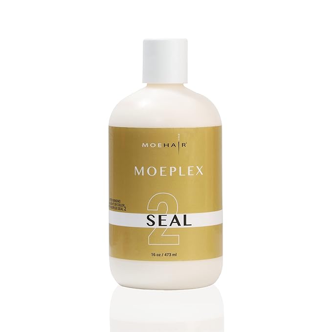 Moehair Moeplex Seal | Repairs Bleach And Post Hair Color Damage I Professional Hair Bleach and Coloring Developers for Hair Color Lightening I Suitable For Color Treated Hair, 16 Fl Oz