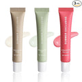 Summer Butter Lip Balm, Hydrating Plumping Clear Serum, Natural Glow Non-Sticky Transfer-Proof, Nourishing for Dry Lips, Women-Focused Lip Care with Shea Butter (3Pcs)
