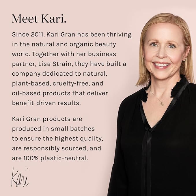 Kari Gran Lip Whip | Moisturizing Lip Balm with Organic Oils | Rich Buttery Texture, Hydrates & Protects | Non-GMO, Organic Ingredients, Made in USA | 2-Pack (Tinted Peppermint)