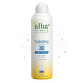 Alba Botanica Hydrating Sunscreen Spray, SPF 30 Broad Spectrum Protection, Instantly Moisturizing, Water Resistant (80 minutes), Hypoallergenic, Oxybenzone-Free, 5 Fl. Oz