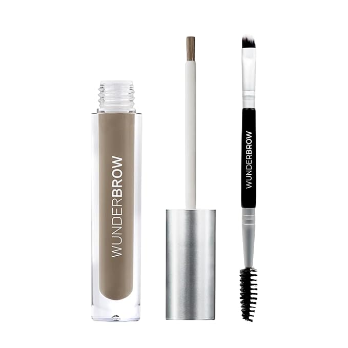 WUNDERBROW Waterproof Eyebrow Gel, Taupe-Grey, Vegan and Cruelty-Free