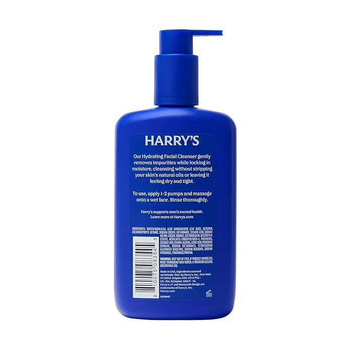 Harry's Hydrating Facial Cleanser for Men - (2 Pack) 9 fl oz - Men's Face Wash for Sensitive Skin