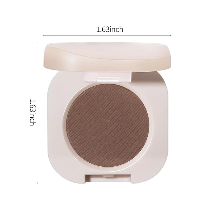 Erinde Mocha Brown Matte Single Eye Shadow Palette Makeup for Older Women, Natural Eyeshadow Powder for Blue, Green & Brown Eyes, High Pigment Blendable Long-Lasting Eye Shadow Sombras para Ojos, 07