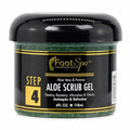 FOOT SPA - Exfoliating Scrub Gel, 4 Oz - Manicure, Pedicure and Body Exfoliator Infused with Aloe Vera and Salicylic Acid - Glow, Polish, Smooth and Moisture Skin - Body, Hand and Foot