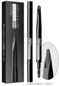 MAVENI Browcharm Microblading Eyebrow Pencil for Women,0.1mm Ultra-Fine Mechanical Pencil,Makeup Brow Definer Waterproof,Draws Tiny Brow Hairs and Fills in Sparse Areas and Gaps (02 Light Grey)