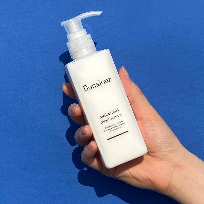 BONAJOUR] Mellow Mild Moisture Milk Cleanser - Vegan beauty Natural Face Wash For sensitive skin for Daily Face Washing 6.7 Fl. Oz