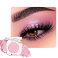 WanTuoluo Pink Shimmer Eyeshadow Palette for Women, Single Monochrome Eye Shadow Makeup, Shiny Pressed Powder, Blendable Natural sombras para ojos, Holographic,Vegan,Travel -29